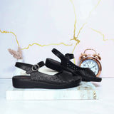 Romulo sandalia negro para mujer RO5054