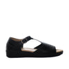 Mocasin negro para mujer RO5129