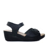 Romulo sandalia negro para mujer RO5173