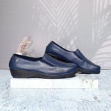 Mocasin azul para mujer 2607