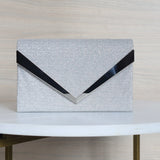 Bolsos fiesta plateado para mujer SOZ102