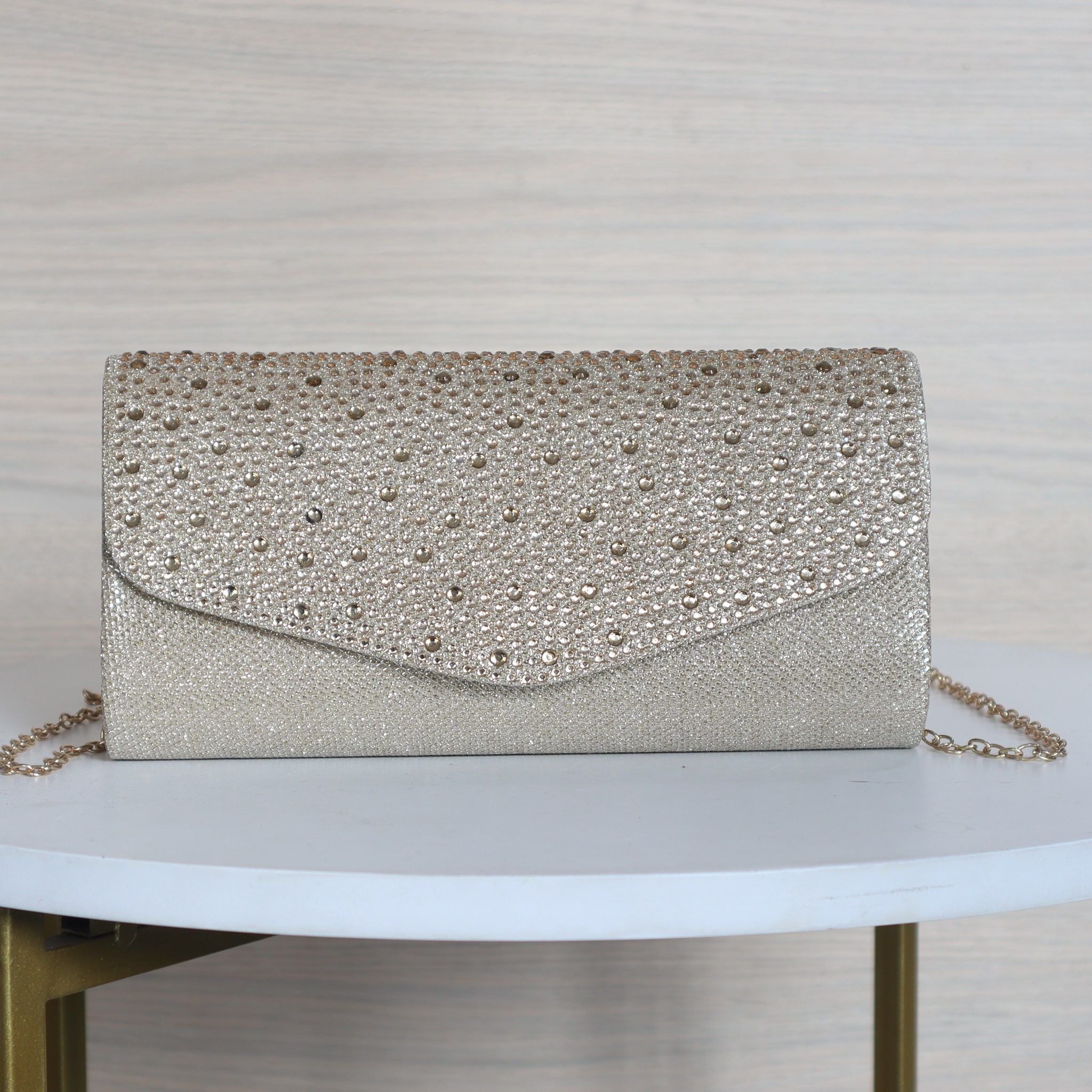 Bolsos fiesta dorado para mujer SOZ31