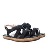 Sandalia plana negro para mujer 1707-Z101