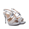 Plataforma tacon plata para mujer 418-Z473