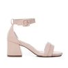 Sandalia tacon nude para mujer Q141-Z471