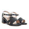 Sandalia tacon negro para mujer Q142-Z471