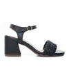 Sandalia tacon negro para mujer Q146-Z471