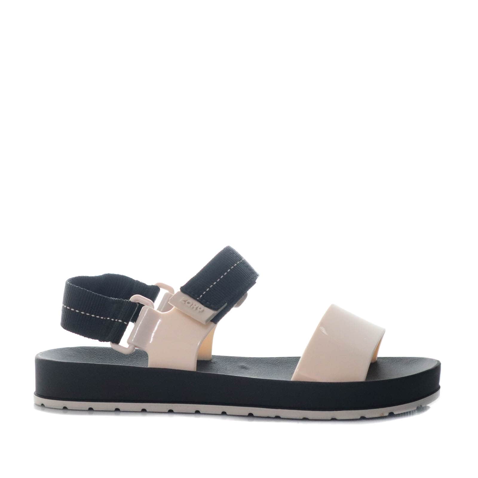 Zaxy beige x negro para mujer za18036