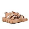 Sandalia plataforma baja amaretto para mujer JULIETA-Z610
