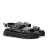 Sandalia plana negro para mujer 2215C-Z409
