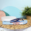 Sandalia plana azul x stitch para mujer VT83812