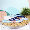 Sandalia plana azul x stitch para mujer VT83812