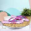Sandalia plana lila x stitch para mujer VT83812