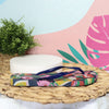 Sandalia plana azul x colores para mujer VT83883