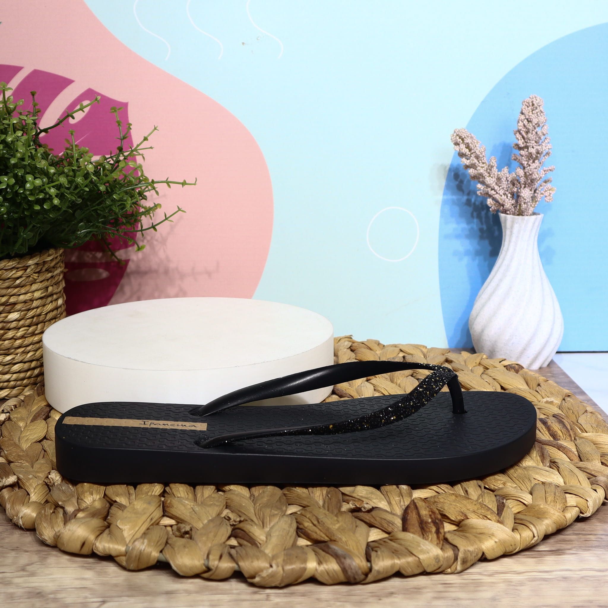Ipanema negro x glitter para mujer VT27456