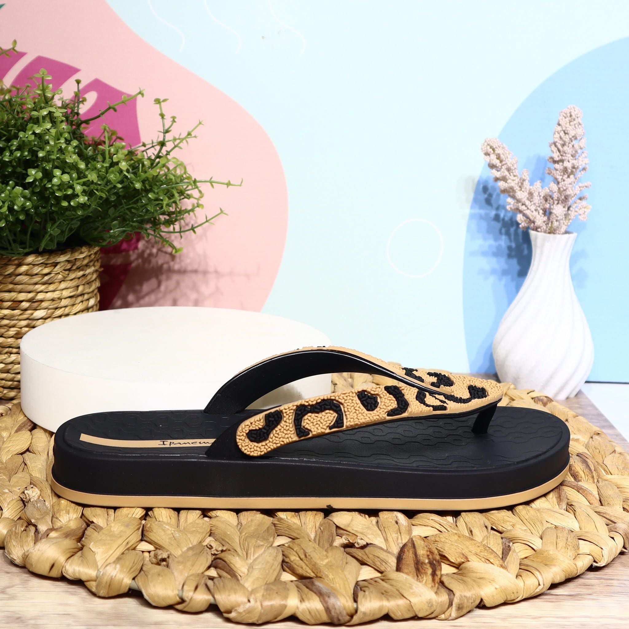 Ipanema negro x animal print para mujer VT83772