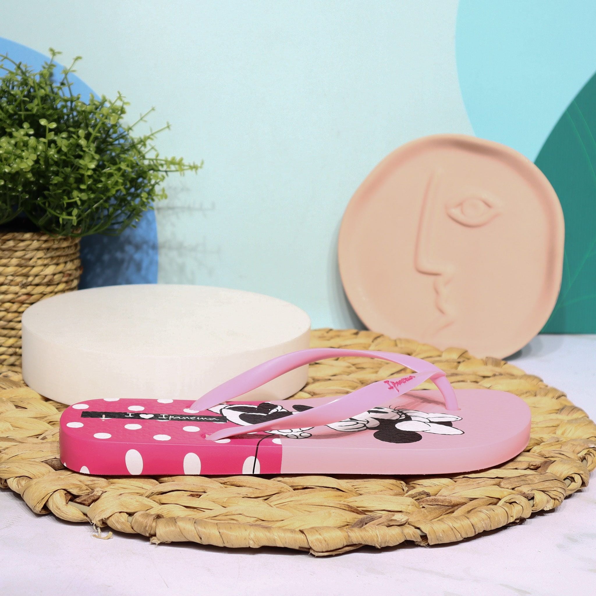 Sandalia plana rosado para mujer VT83812