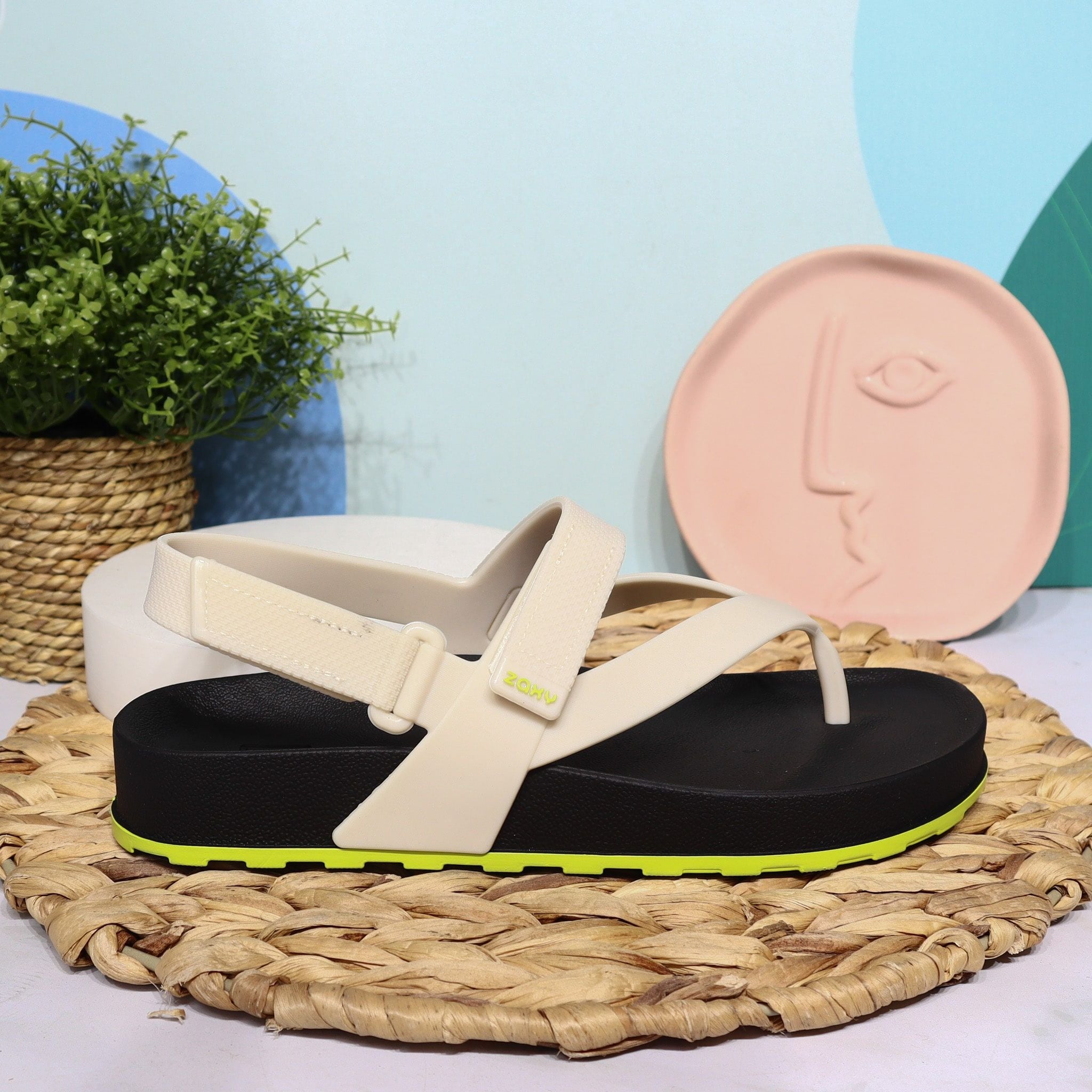 Zaxy talco x negro para mujer ZA19273