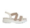 Sandalia plana talco para mujer 9007-Z83