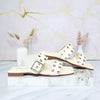 Sandalia plana talco para mujer 1012-Z43