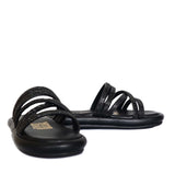 Sandalia plana negro para mujer 1026-Z43