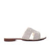 Sandalia plana talco para mujer 104-Z43