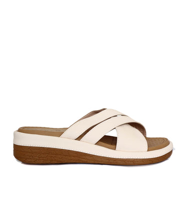 Plataforma baja crema para mujer 1057-Z431