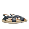 Sandalia plana negro para mujer 107-Z83