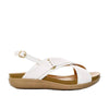 Sandalia plana talco para mujer 107-Z83