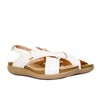 Sandalia plana talco para mujer 107-Z83