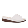 Sandalia plana talco para mujer 127-Z431