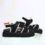 Sandalia canoa negro para mujer 3059-Z617