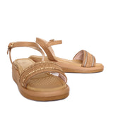 Plataforma baja amaretto para mujer 176-Z431