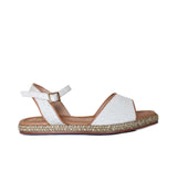 Sandalia plana talco para mujer 1839-Z101