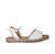 Sandalia plana talco para mujer 1839-Z101