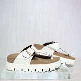 Sandalia canoa talco para mujer 2000A-Z620