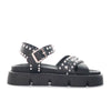 Sandalia plana negro para mujer 2202C-Z409