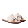 Sandalia plana talco para mujer 23C13-Z19
