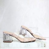 Sandalia 5 1/2 transparente nude charol x acetato para mujer 2460-Z148