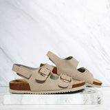 Sandalia canoa beige para mujer 251018-Z718