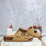 Sandalia canoa miel para mujer 251611-Z718
