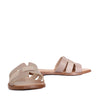 Sandalia plana taupe x folia cuero para mujer 25C30-Z19