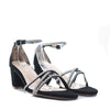 Sandalia tacon negro para mujer 2607-Z148