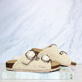 Sandalia canoa beige para mujer 26113-Z718