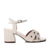 Sandalia tacon talco para mujer 2649-Z148