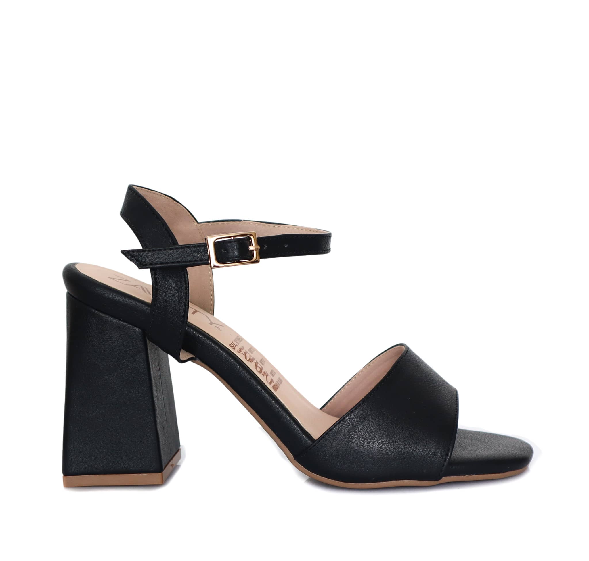 Sandalia tacon negro para mujer 2712-Z148