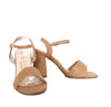 Sandalia tacon taupe para mujer 2712-Z148
