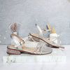 Sandalia plana plata para mujer 2754-Z527