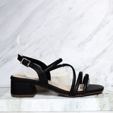 Sandalia 3 1/2 negro para mujer 2757-Z148