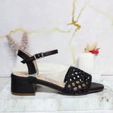 Sandalia tacon negro para mujer 2782-Z148